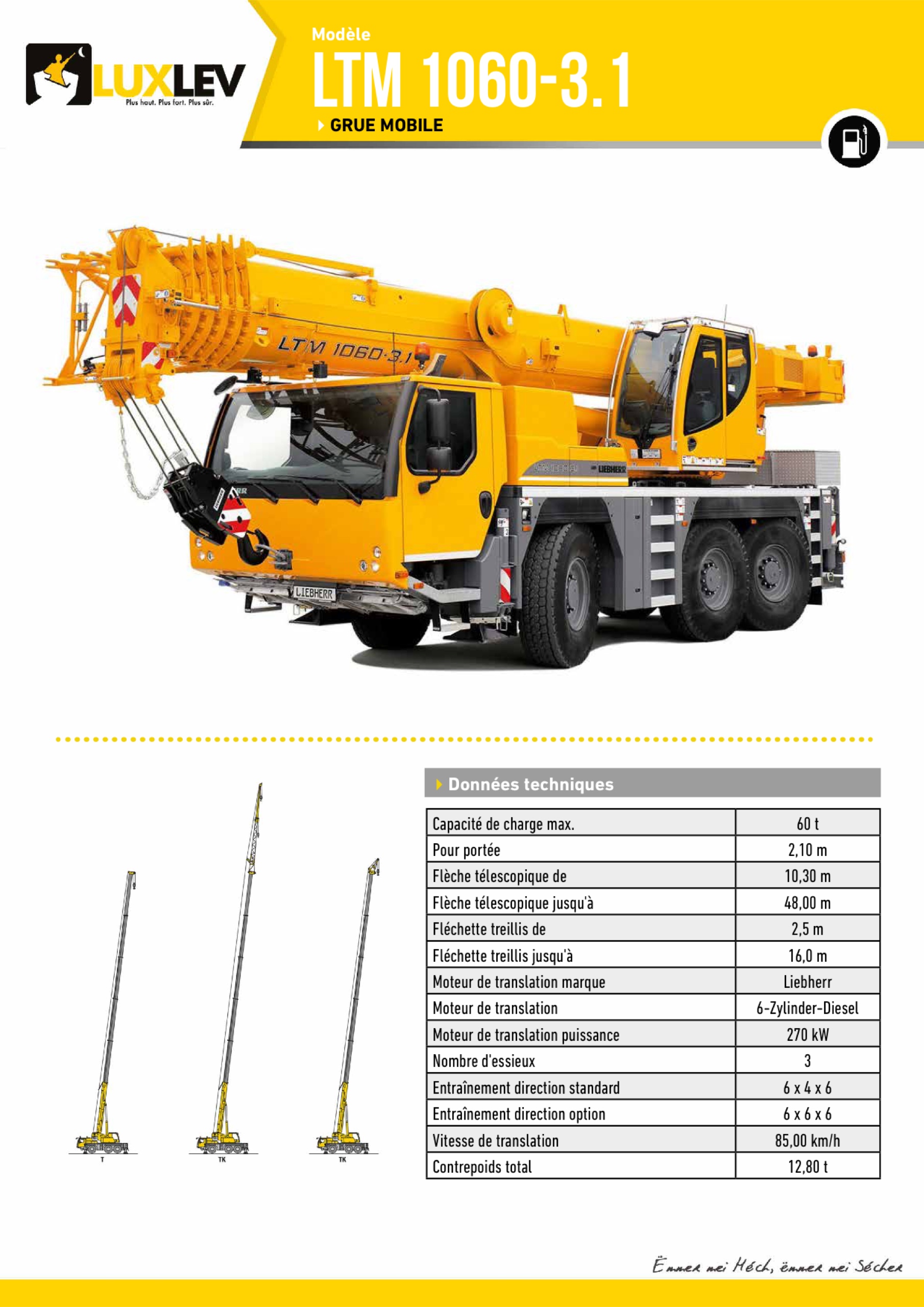 Lire la suite à propos de l’article Grue Liebherr LTM 1060-3-1 ( 4005 )